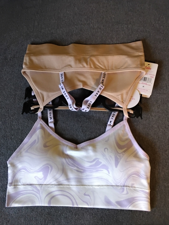 Justice Other - NWT Justice Girls Training Bra Bundle Seamless Racerback 2-Pack Size 30
